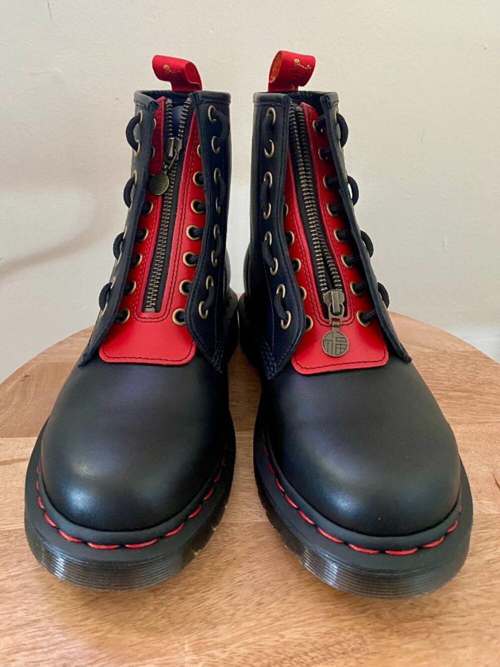 Dr. Martens 1460 Year of The Rabbit Leather Lace-Up Boots Men’s 7, Women’s 9-9.5